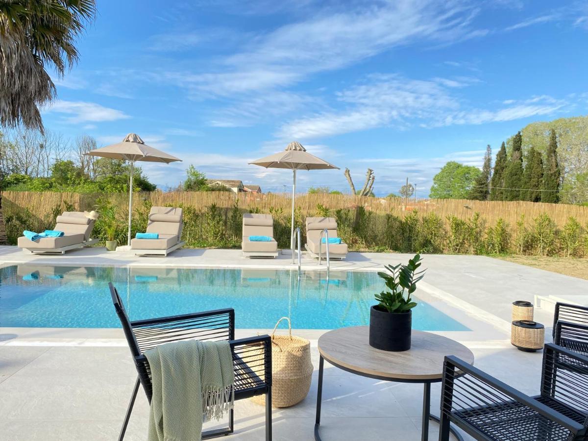My Corfu Luxury Villa With Private Pool Sidárion Exteriör bild