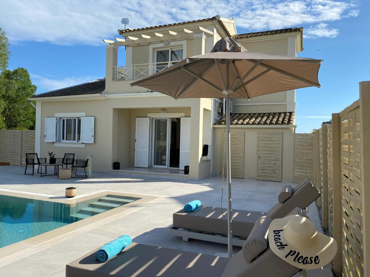 My Corfu Luxury Villa With Private Pool Sidárion Exteriör bild