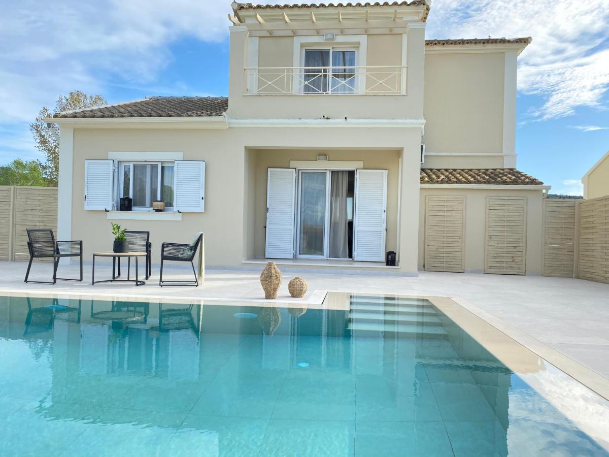 My Corfu Luxury Villa With Private Pool Sidárion Exteriör bild