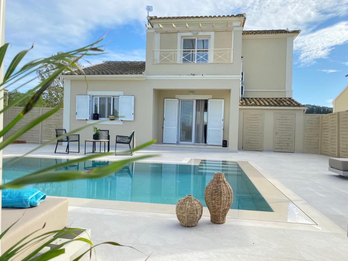 My Corfu Luxury Villa With Private Pool Sidárion Exteriör bild