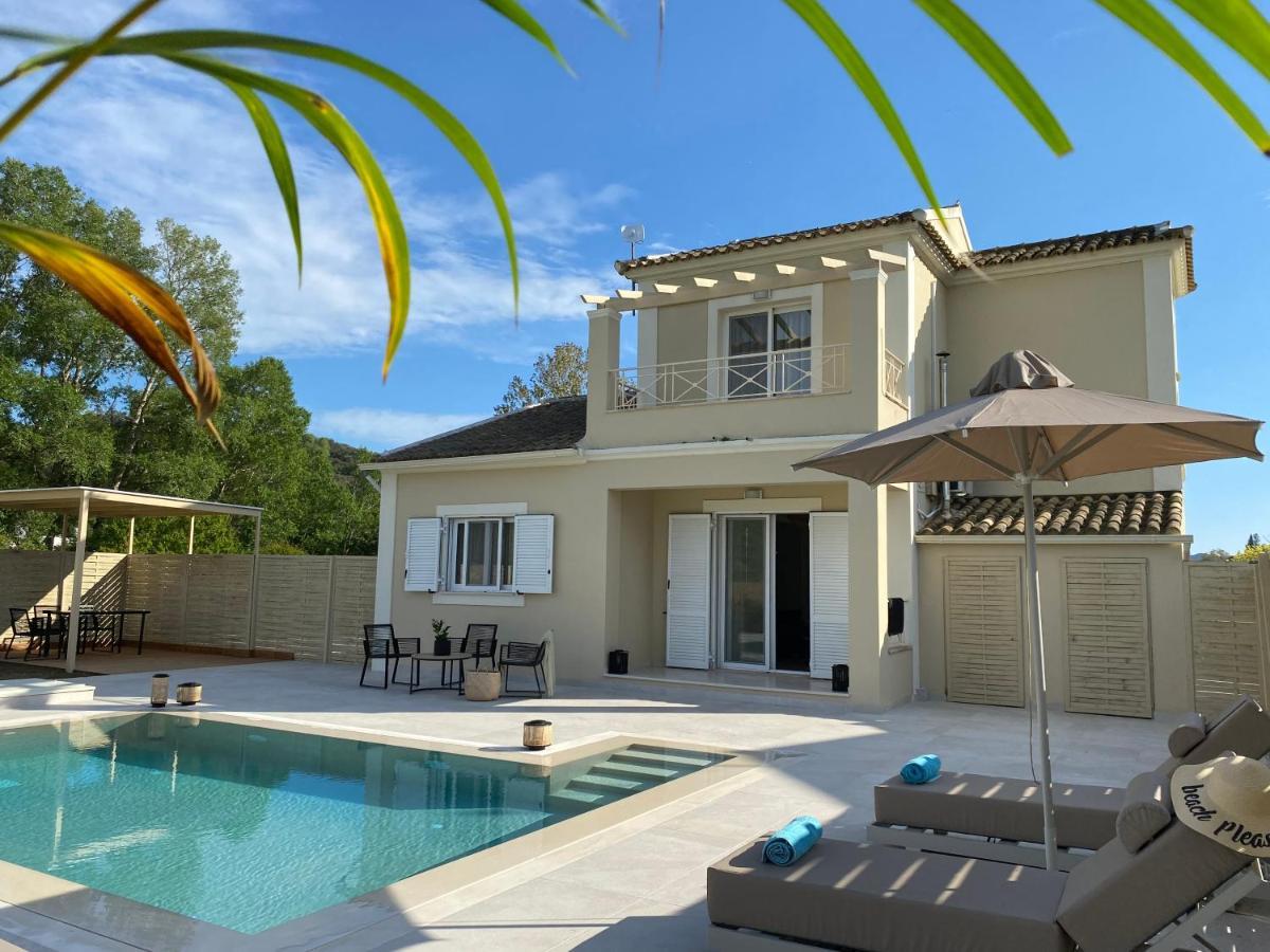 My Corfu Luxury Villa With Private Pool Sidárion Exteriör bild