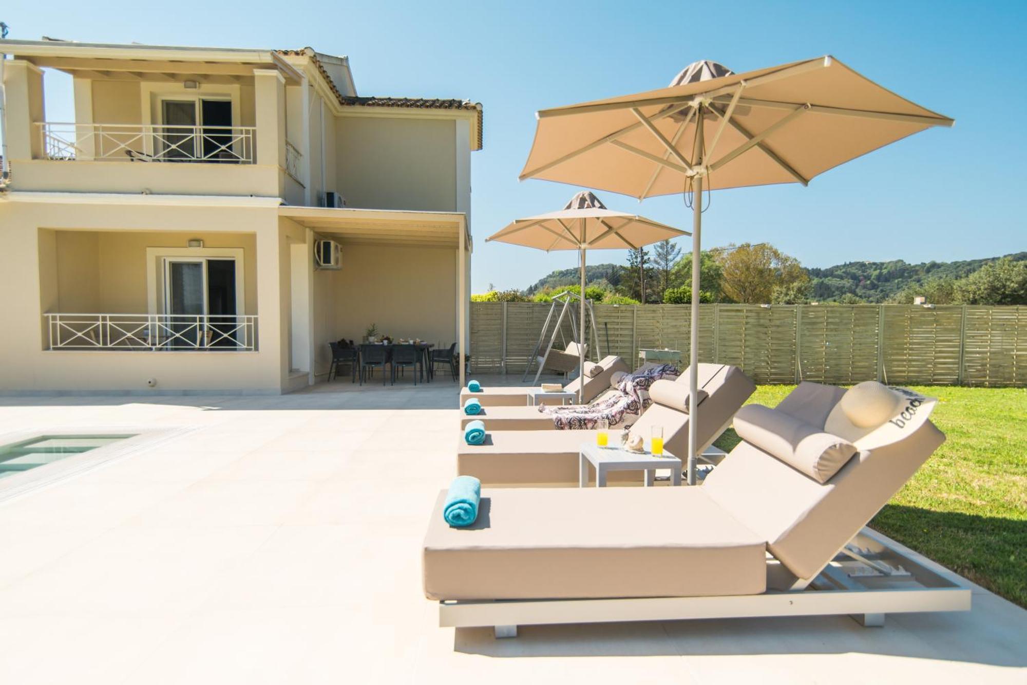 My Corfu Luxury Villa With Private Pool Sidárion Exteriör bild