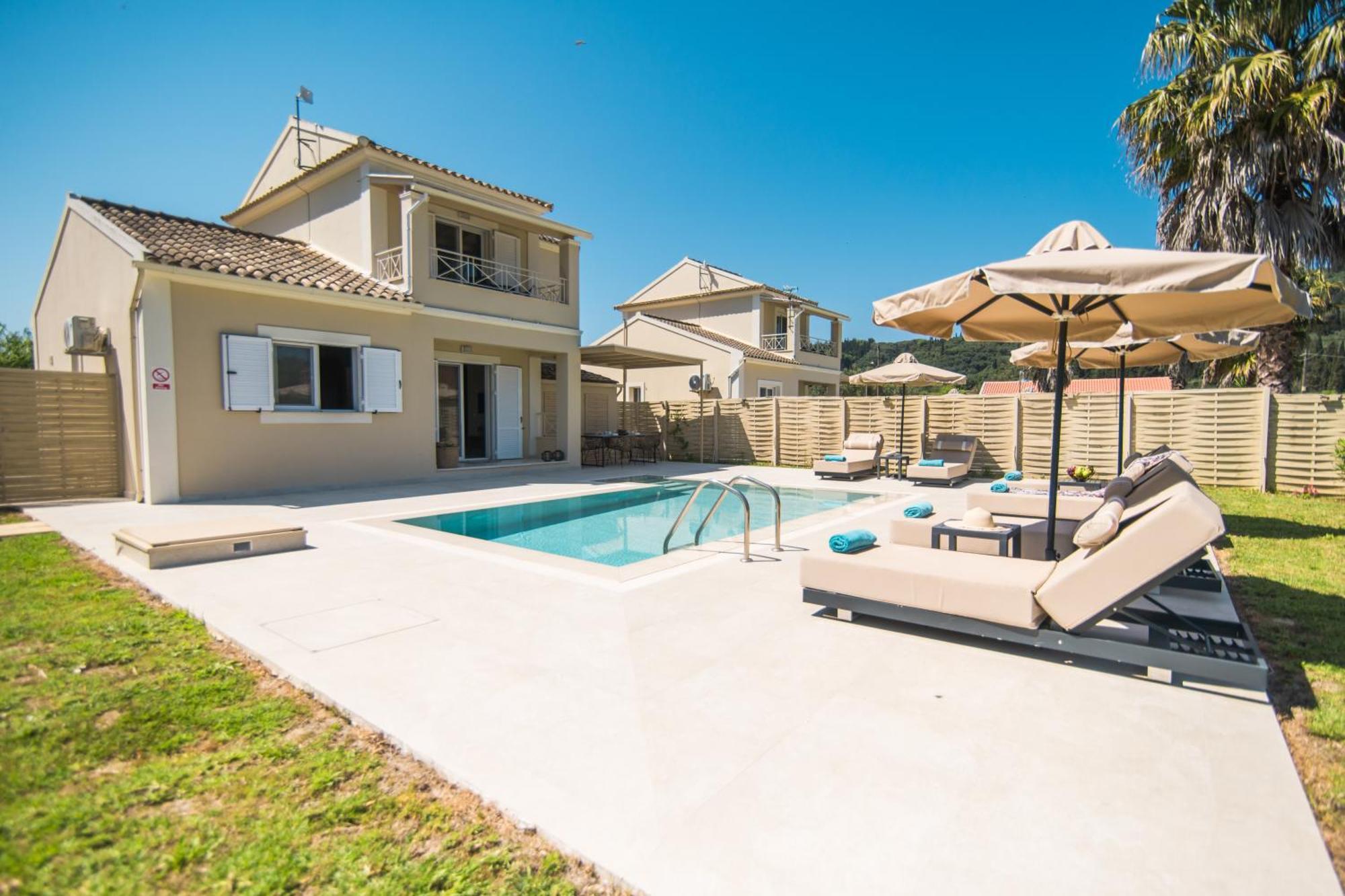 My Corfu Luxury Villa With Private Pool Sidárion Exteriör bild