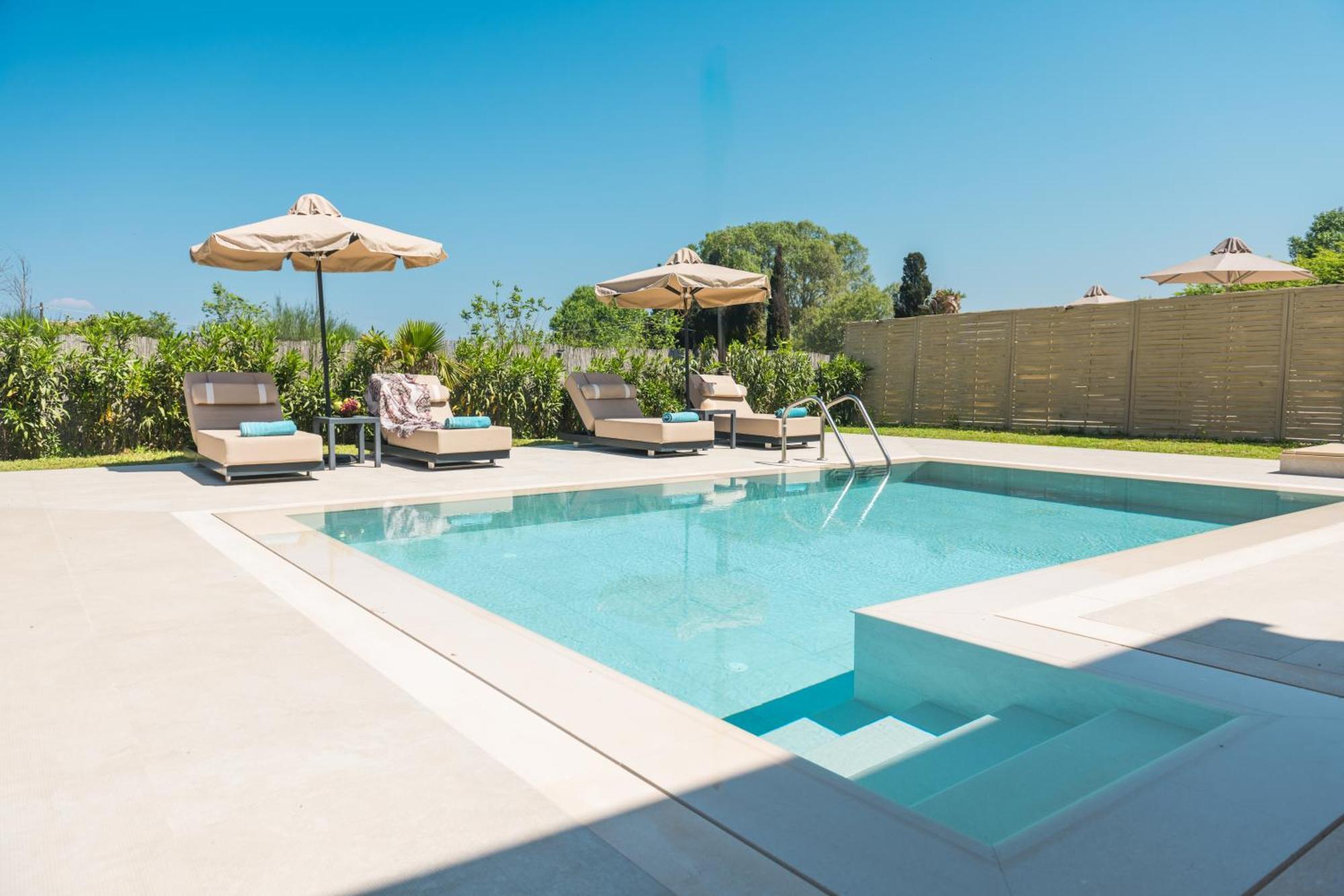 My Corfu Luxury Villa With Private Pool Sidárion Exteriör bild