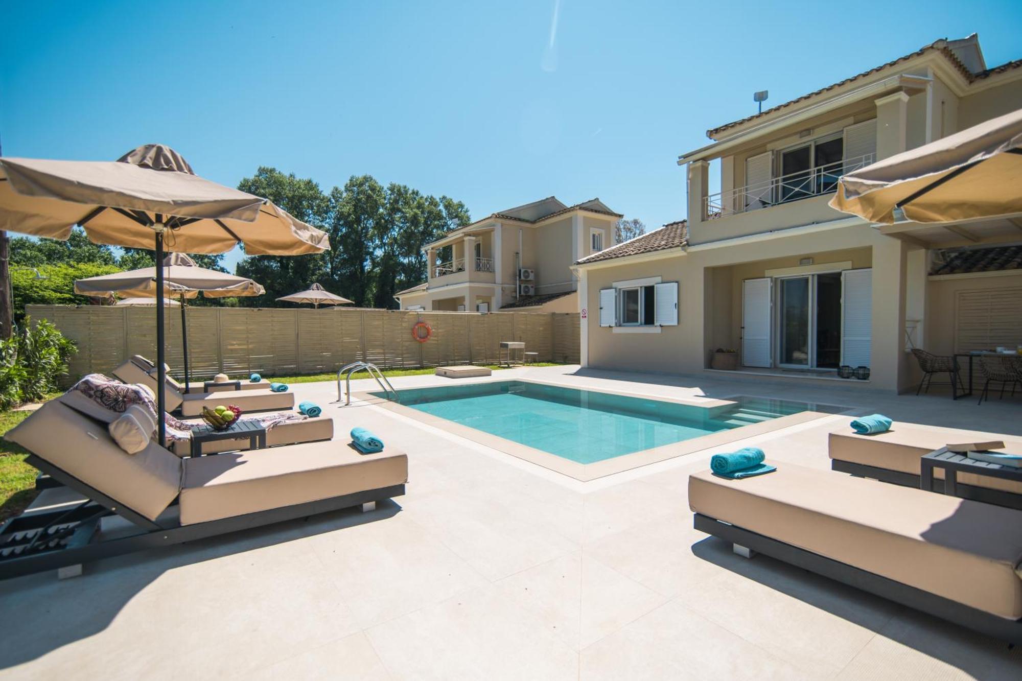 My Corfu Luxury Villa With Private Pool Sidárion Exteriör bild