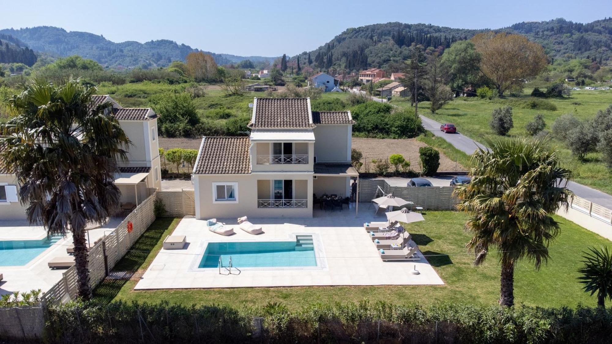 My Corfu Luxury Villa With Private Pool Sidárion Exteriör bild