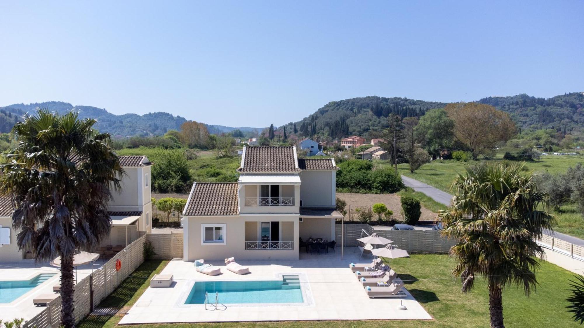 My Corfu Luxury Villa With Private Pool Sidárion Exteriör bild