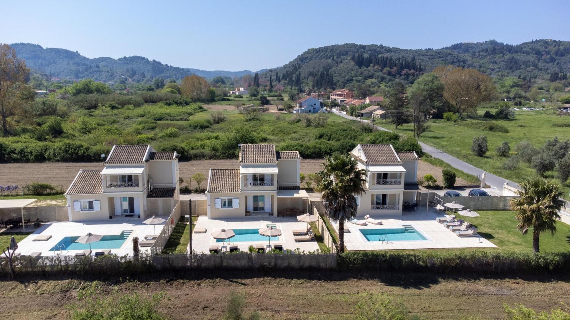 My Corfu Luxury Villa With Private Pool Sidárion Exteriör bild